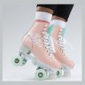 Ролики Rio Roller Script peach-green Персиково-зелёный, 37