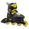 Ролики Rollerblade Fury black-yellow 29-33