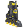 Ролики Rollerblade Fury black-yellow 29-33