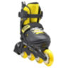Ролики Rollerblade Fury black-yellow 29-33